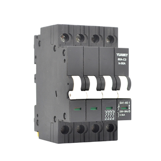 MCB 4 Pole 60 AMP MCB для пластикового автоматического выключателя магнитной цепи