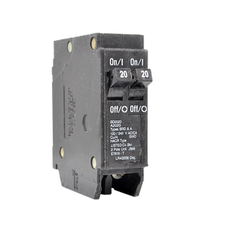 Black MCB OEM 20 AMP 40A Mini Cuprecer Slug In Type 1p 2p Electrical Equipments